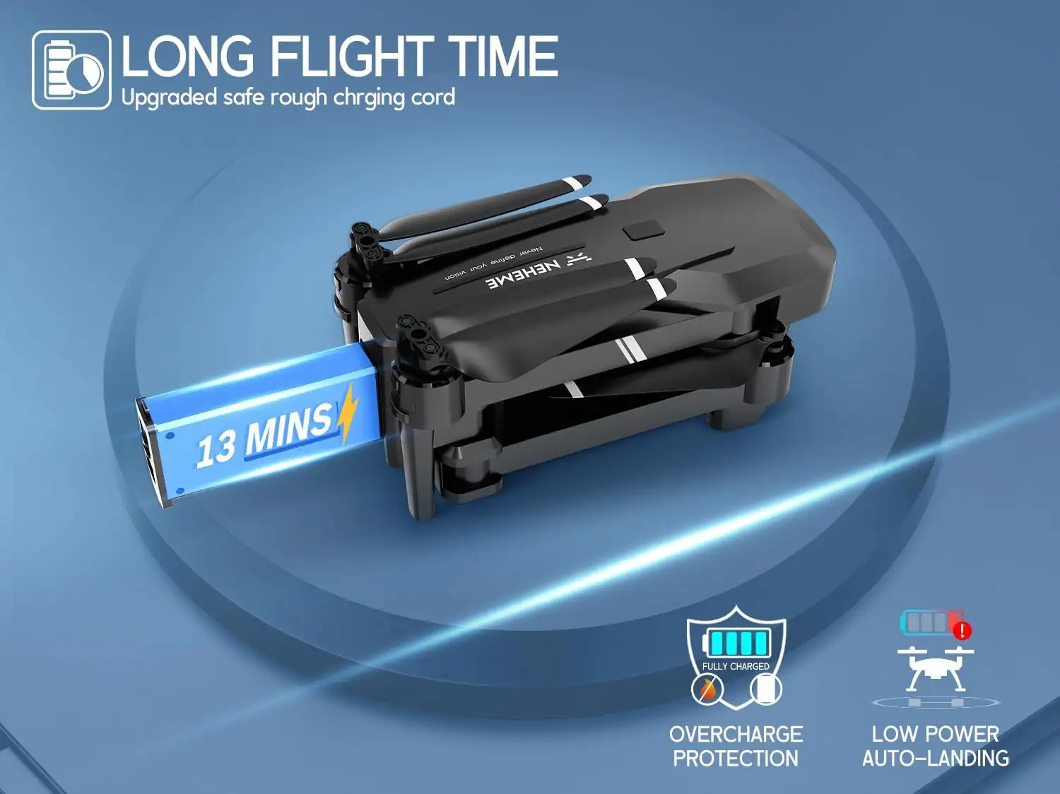 NEHEME NH760 Drones with 1080P HD Camera for Adults - 61zewh2rfhl._ac_sl1500_
